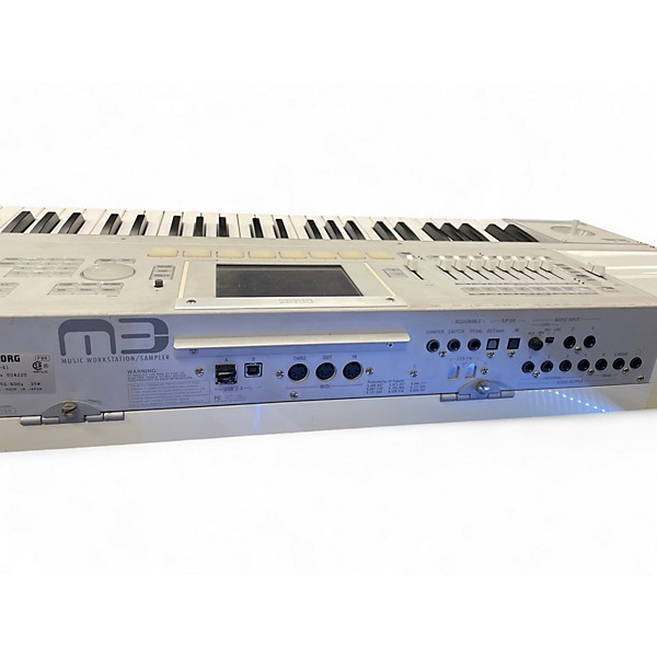 Used KORG M3 61 Key Keyboard Workstation