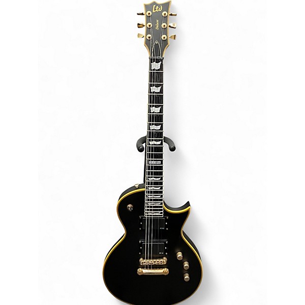 Used ESP LTD EC1000 Black and Yellow Solid Body Electric Guitar