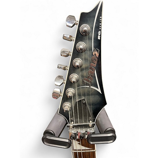 Used Ibanez RG4EX1 Trans Black Solid Body Electric Guitar