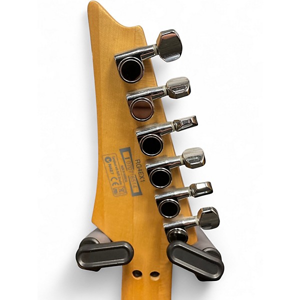 Used Ibanez RG4EX1 Trans Black Solid Body Electric Guitar