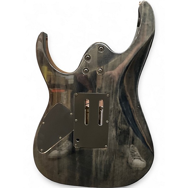 Used Ibanez RG4EX1 Trans Black Solid Body Electric Guitar