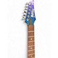 Used Ibanez GRG121SP Blue Metal Chameleon Solid Body Electric Guitar