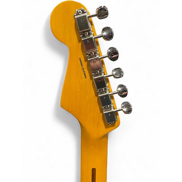 Used Fender Lincoln Brewster Stratocaster Olympic Pearl Solid Body Electric Guitar