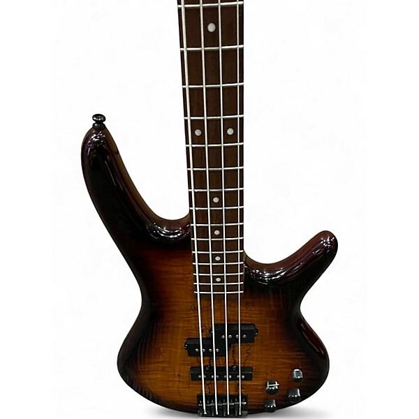 Used Ibanez GSR200SM Brown Electric Bass Guitar