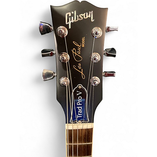 Used Gibson Les Paul Traditional Pro V Satin Wine Red Solid Body Electric Guitar