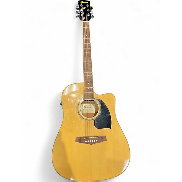Used Ibanez PF15ECE Natural Acoustic Electric Guitar