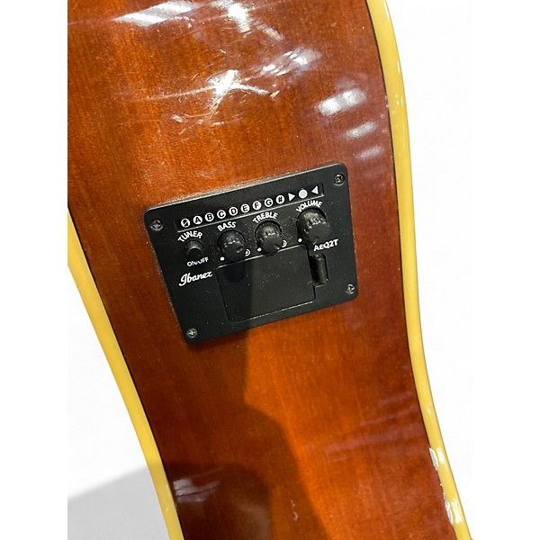 Used Ibanez PF15ECE Natural Acoustic Electric Guitar