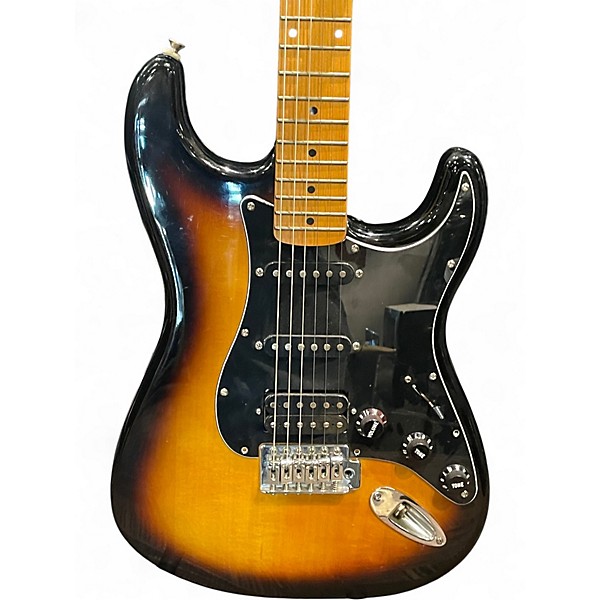 Used Squier Affinity Stratocaster 2 Color Sunburst Solid Body Electric Guitar