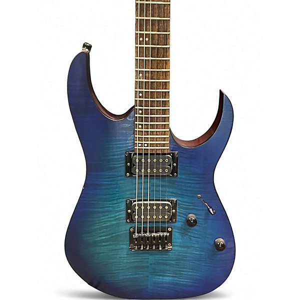 Used Ibanez RG6003FM Blue Flametop Solid Body Electric Guitar