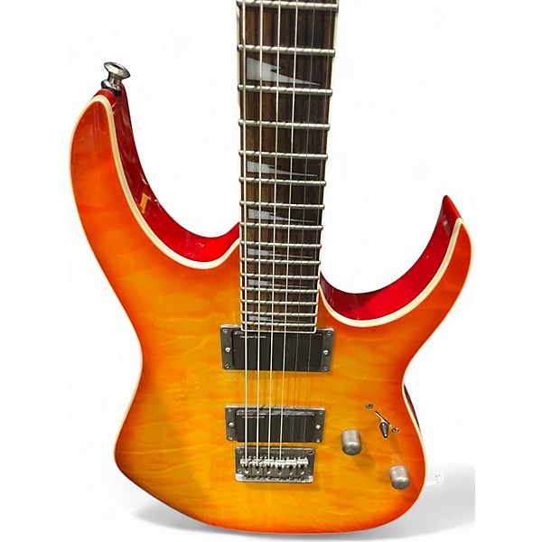 Used Ibanez RG3EX1 AMBER BURST Solid Body Electric Guitar