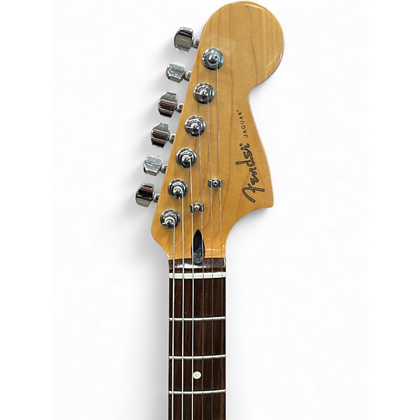 Used Fender Jaguar HH Candy Apple Red Solid Body Electric Guitar