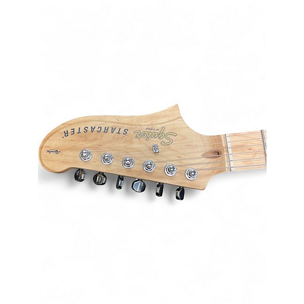 Used Squier Affinity Series Starcaster Black Hollow Body Electric Guitar