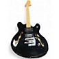 Used Squier Affinity Series Starcaster Black Hollow Body Electric Guitar