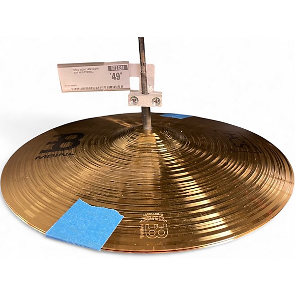 Used MEINL 14in HCS Hi Hat Pair Cymbal