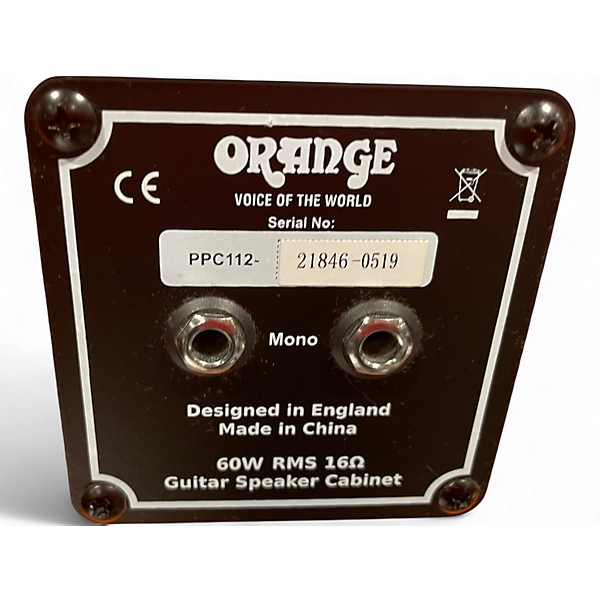 Used Orange Amplifiers PPC112C 1x12 Guitar Cabinet