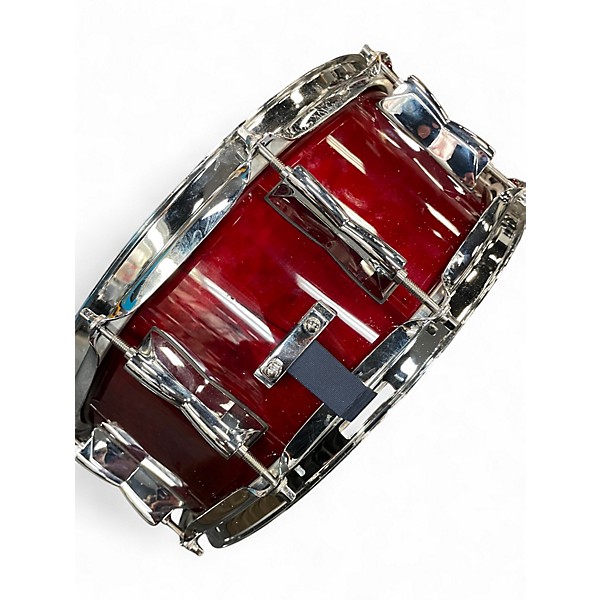 Used Yamaha 14X5.5 Stage Custom Snare Wine Red Drum