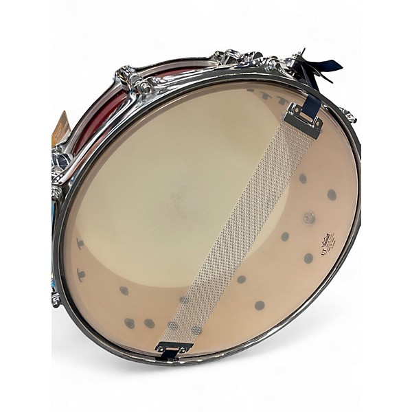 Used Yamaha 14X5.5 Stage Custom Snare Wine Red Drum