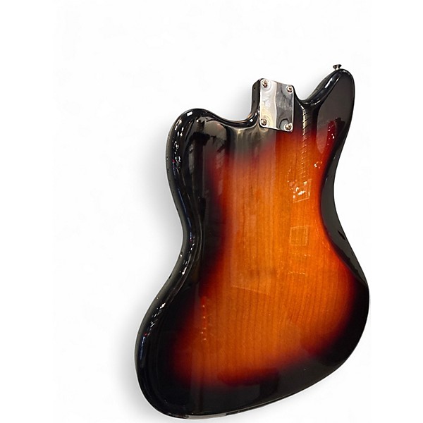 Used Fender Kurt Cobain Signature Jaguar 3 Color Sunburst Solid Body Electric Guitar