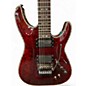 Used Schecter Guitar Research HELLRAISER C1 FR-S Black Cherry Solid Body Electric Guitar