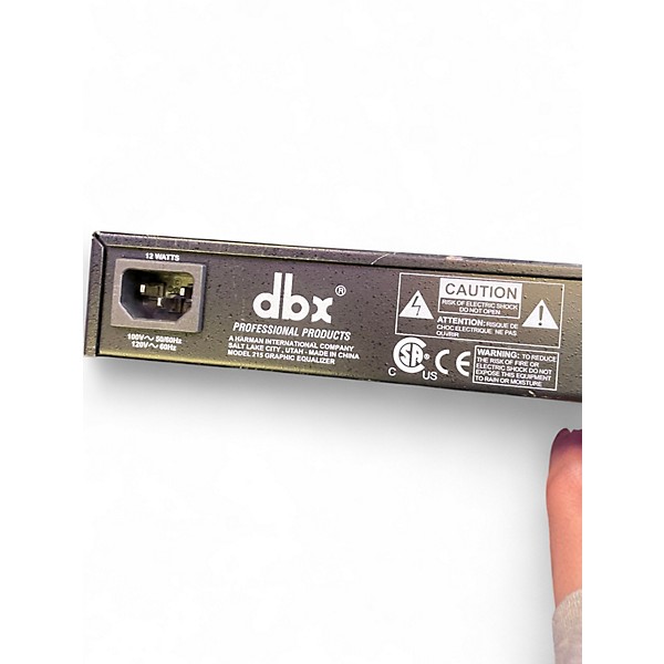 Used dbx 215 Dual 15-Band Graphic Equalizer