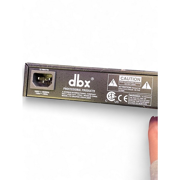 Used dbx 215 Dual 15-Band Graphic Equalizer