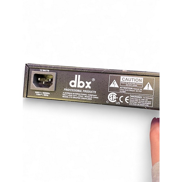 Used dbx 215 Dual 15-Band Graphic Equalizer