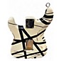 Used EVH Striped Series 78 Eruption Black and White Solid Body Electric Guitar