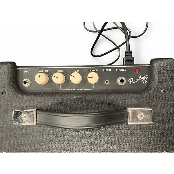 Used Fender Rumble 15 15W 1X8 Bass Combo Amp