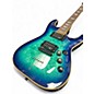 Used Schecter Guitar Research Omen Extreme 6 aqua Burst Solid Body Electric Guitar thumbnail