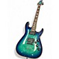 Used Schecter Guitar Research Omen Extreme 6 aqua Burst Solid Body Electric Guitar