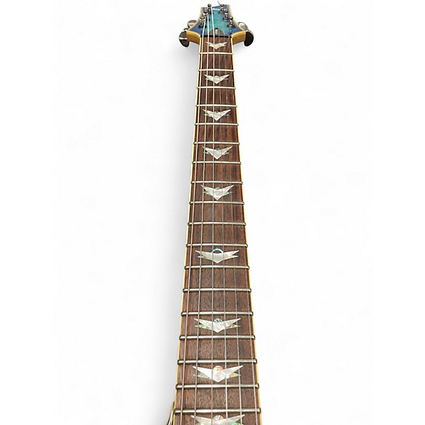 Used Schecter Guitar Research Omen Extreme 6 aqua Burst Solid Body Electric Guitar