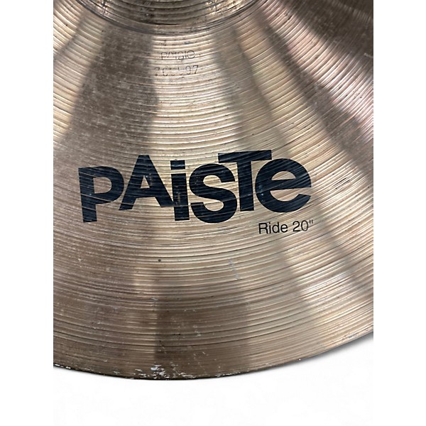 Used Paiste 20in 802 BRILLIANT Cymbal
