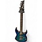 Used Ibanez RG421PB BLUE BURL Solid Body Electric Guitar thumbnail
