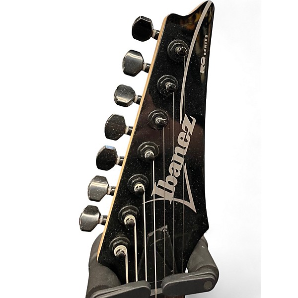 Used Ibanez RG7421 RG Series TRANS GRAY BURL Solid Body Electric Guitar