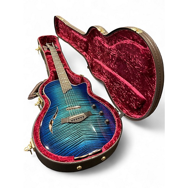 Used Taylor CT5Z Midnight Sapphire Hollow Body Electric Guitar