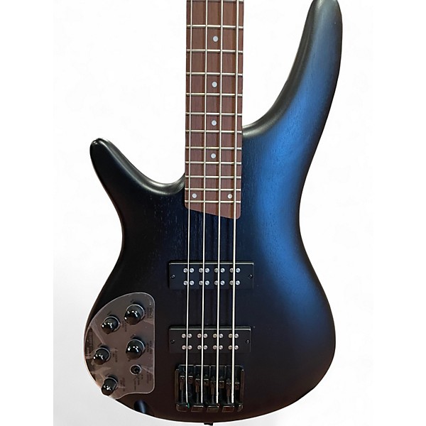 Used Ibanez SR300 Left Handed Black Electric Bass Guitar