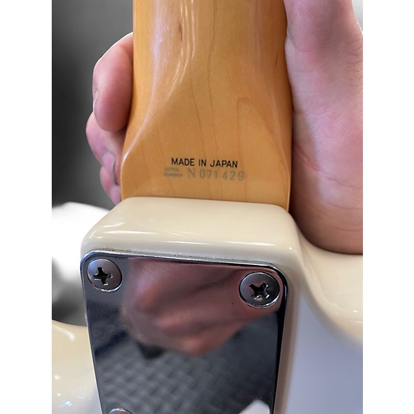 Vintage 1994 Fender miJ 1962 Stratocaster Reissue Olympic White Solid Body Electric Guitar