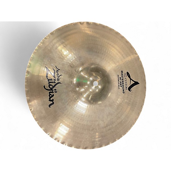 Used Zildjian 14in A Mastersound Hi Hat Pair Cymbal