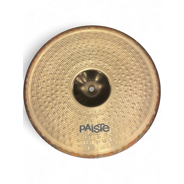 Used Paiste 14in BRONZE 502 HI HAT PAIR Cymbal