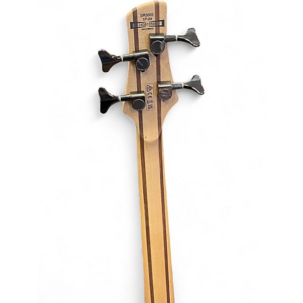 Used Ibanez SR300E Cerulean Aura Burst Electric Bass Guitar