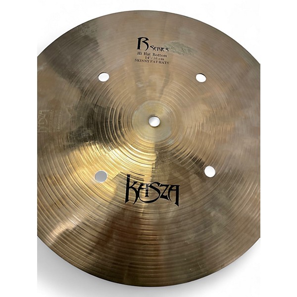 Used Kasza 14in HIGH HATS Cymbal