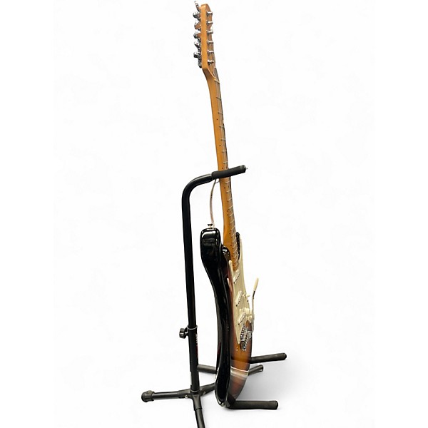 Used Fender Mexican Standard Stratocaster 3 Tone Sunburst Solid Body Electric Guitar