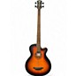 Used Luna LAB 34 TRIBAL TSB 3 Tone Sunburst Acoustic Bass Guitar thumbnail