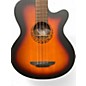 Used Luna LAB 34 TRIBAL TSB 3 Tone Sunburst Acoustic Bass Guitar