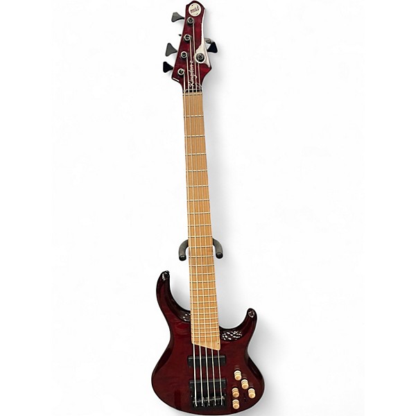 Used MTD Kingston Z5 Red Electric Bass Guitar