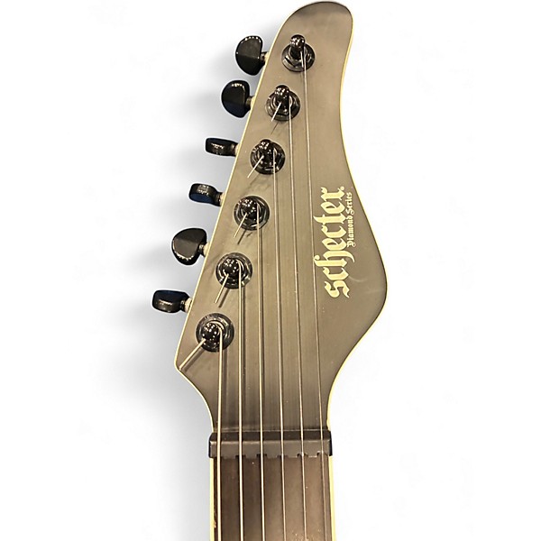 Used Schecter Guitar Research PT SLS Evil Twin Satin Black Solid Body Electric Guitar