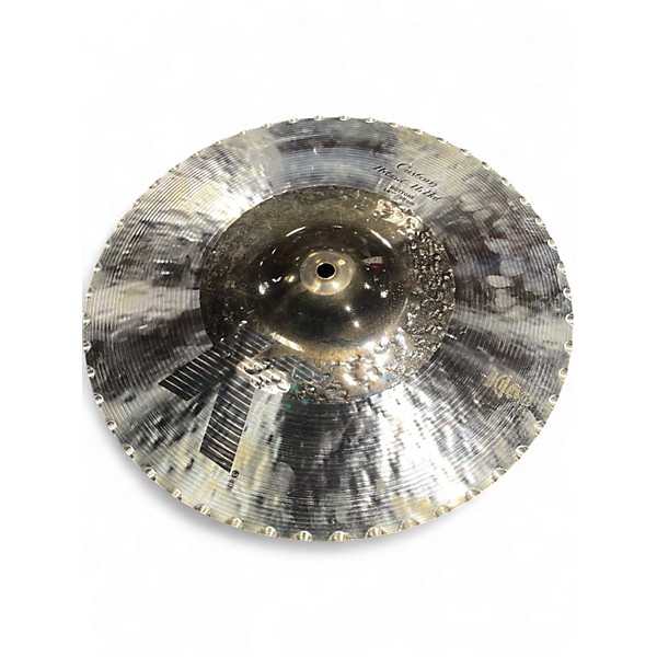 Used Zildjian 14.25in K Custom Hybrid Hi Hat Pair Cymbal