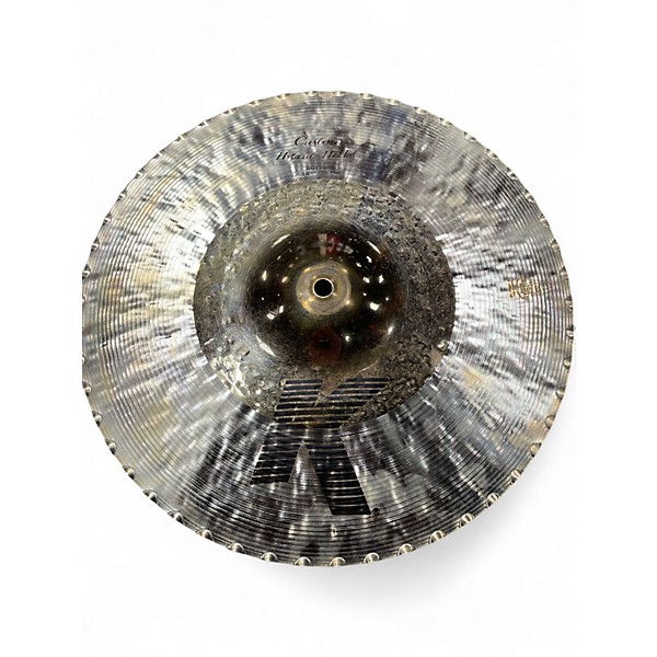Used Zildjian 14.25in K Custom Hybrid Hi Hat Pair Cymbal