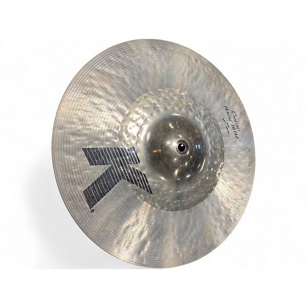 Used Zildjian 14.25in K Custom Hybrid Hi Hat Pair Cymbal