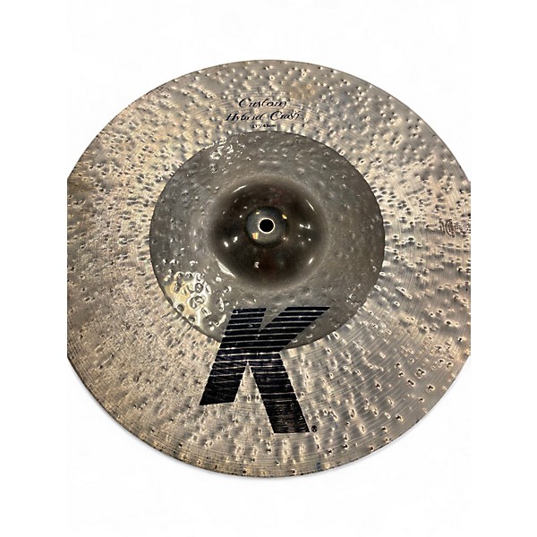 Used Zildjian 17in K Custom Hybrid Crash Cymbal